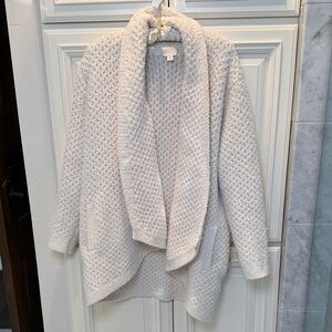 Barefoot Dreams Cozy Chic Cream Women's Sweater